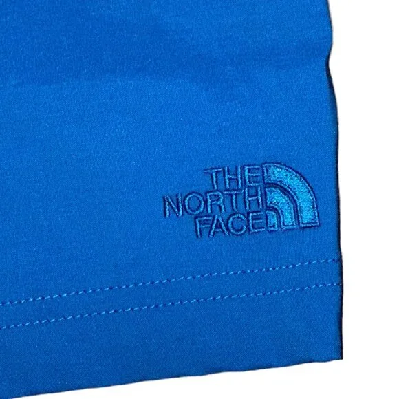 The North Face Relaxed Fit Elastic Waist Pull On Banff Blue 7" Shorts Size Small - Picture 3 of 10